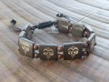 BRD375 Bracelet Tibétain Yeux de Bouddha