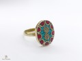 BD129 Bague Tibétaine Om Taille 58