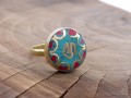 BD131 Bague Tibétaine Om Taille 60