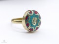 BD131 Bague Tibétaine Om Taille 60