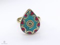 BD130 Bague Tibétaine Taille 57