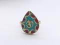 BD133 Bague Tibétaine Om Taille 59