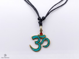 CD124 Collier Tibétain Om