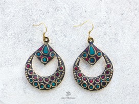 BdOD20 Boucles d’Oreille Tibétaines