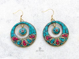 BdOD26 Boucles d’Oreille Tibétaines