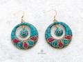 BdOD26 Boucles d’Oreille Tibétaines