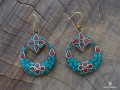 BdOD42 Boucles d’Oreille Tibétaines