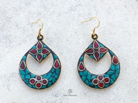 BdOD42 Boucles d’Oreille Tibétaines