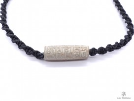 CD141 Collier Tibétain Mantra Yeux de Bouddha