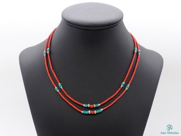 CD105 Collier Tibétain 49 cm