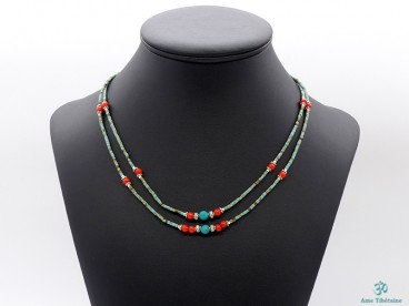 CD119 Collier Tibétain 50 cm