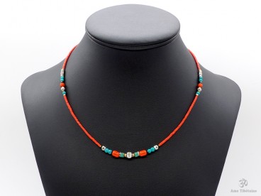 CD119 Collier Tibétain 50 cm