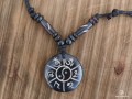 CD162 Collier Tibétain Mantra Noeud Sans Fin