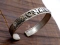BRD351 Bracelet Tibétain Filigranes Mantra