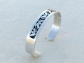 BRA78 Bracelet Tibétain Argent Massif