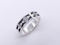BA17 Bague Argent Massif Tibétain