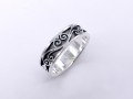 BA17 Bague Argent Massif Tibétain