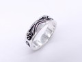 BA251. Bague Tibétaine en Argent Massif