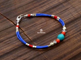 BRD404 Bracelet Tibétain 18,5 cm