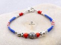 BRD406 Bracelet Tibétain 17,5 cm