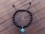 BrMala299 Bracelet Onyx Om Argent Massif