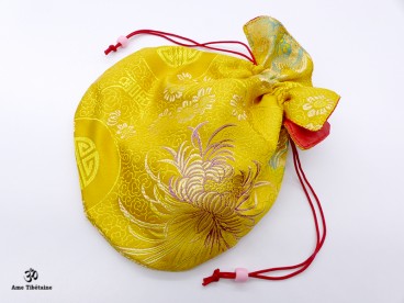 PochTib105 Petite Pochette Tibétaine pour Mala