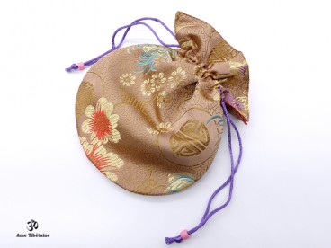 PochTib121 Pochette Tibétaine pour Mala