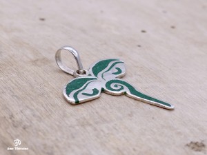 PA139 Pendentif Argent Massif Yeux de Bouddha