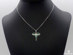 PA139 Pendentif Argent Massif Yeux de Bouddha