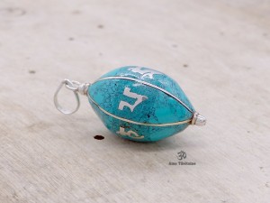 PA236 Pendentif Argent Massif Mantra Om Mani Padme Hum