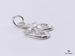 PA22 Petit pendentif Argent Massif Om Sanskrit