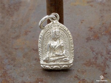 PA26 Pendentif Argent Massif Bouddha