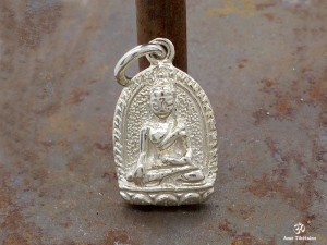 PA26 Pendentif Argent Massif Bouddha