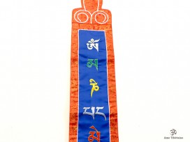 BB59 Bannière Tibétaine Mantra Om Mani Padme Hum