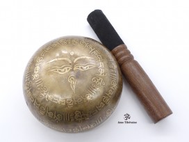 BC35 Bol Chantant Mantra Yeux de Bouddha