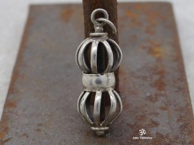 PA66 Pendentif Argent Massif Dorje Vajra