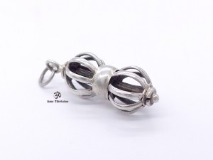 PA66 Pendentif Argent Massif Dorje Vajra