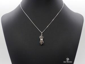 PA66 Pendentif Argent Massif Dorje Vajra