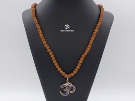 Mala157 Mala de Prières Rudraksha Om