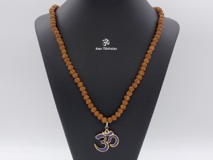 Mala157 Mala de Prières Rudraksha Om