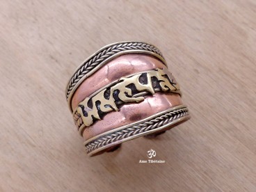BD89 Bague Tibétaine Mantra