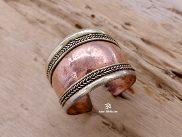 BD148 Bague Tibétaine 3 Métaux