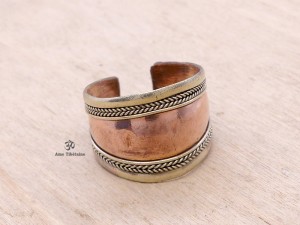 BD148 Bague Tibétaine 3 Métaux