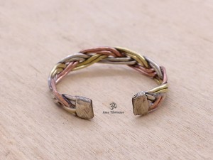 BD150 Bague Tibétaine 3 Métaux