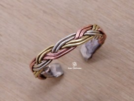 BD150 Bague Tibétaine 3 Métaux