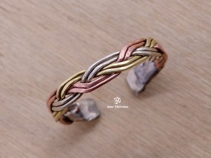 BD150 Bague Tibétaine 3 Métaux