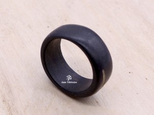 BD159 Bague Tibétaine Yin Yang. Taille 60
