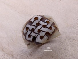 BD161 Bague Tibétaine Noeud Sans Fin. Taille 57
