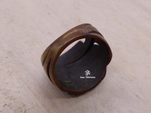 BD162 Bague Tibétaine Poissons d'Or. Taille 57