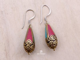 BdOD17 Boucles d’Oreille Tibétaines